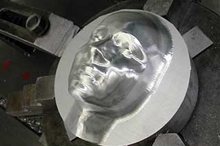 Woman Face Machining on our machine face-2